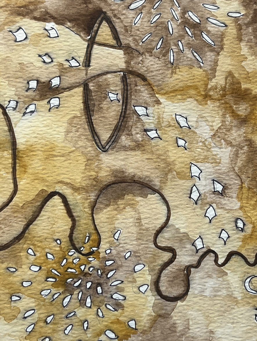 Drawing by Alison Page, Creative Shape Shifter Exhibition