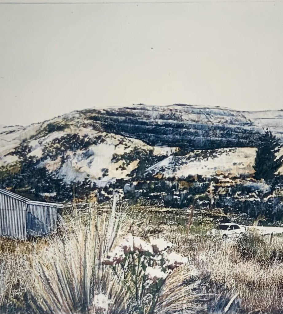 Handmade visual simulation of Macraes Mine